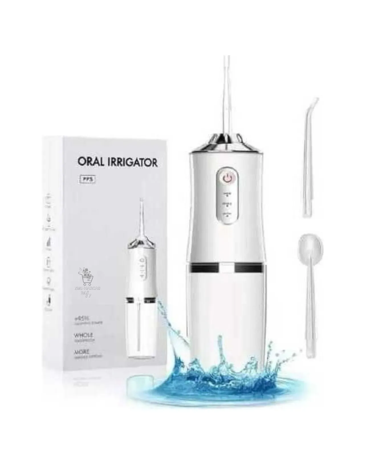 Irrigador Oral Portátil Con Chorro De agua Para Limpieza De Higiene Bucal