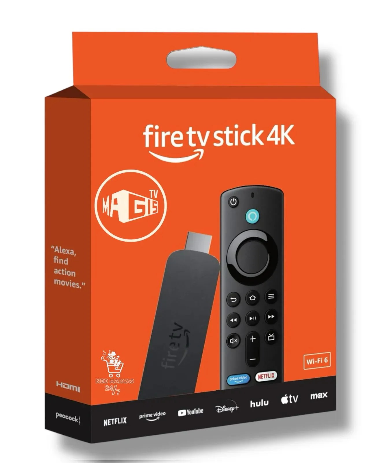 Amazon Fire Stick Tv 4K Con Magis Tv