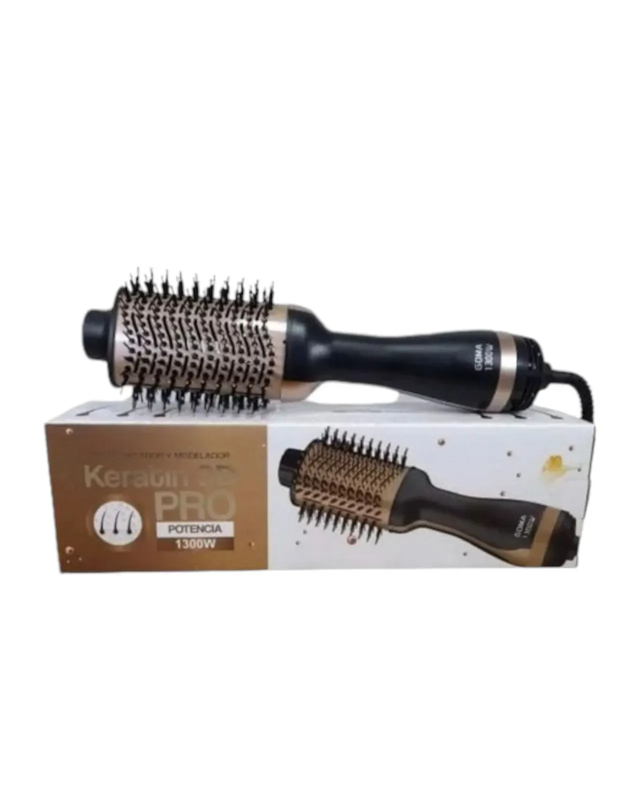 Cepillo Secador Voluminizador Keratina 3D One-step Hair Dry