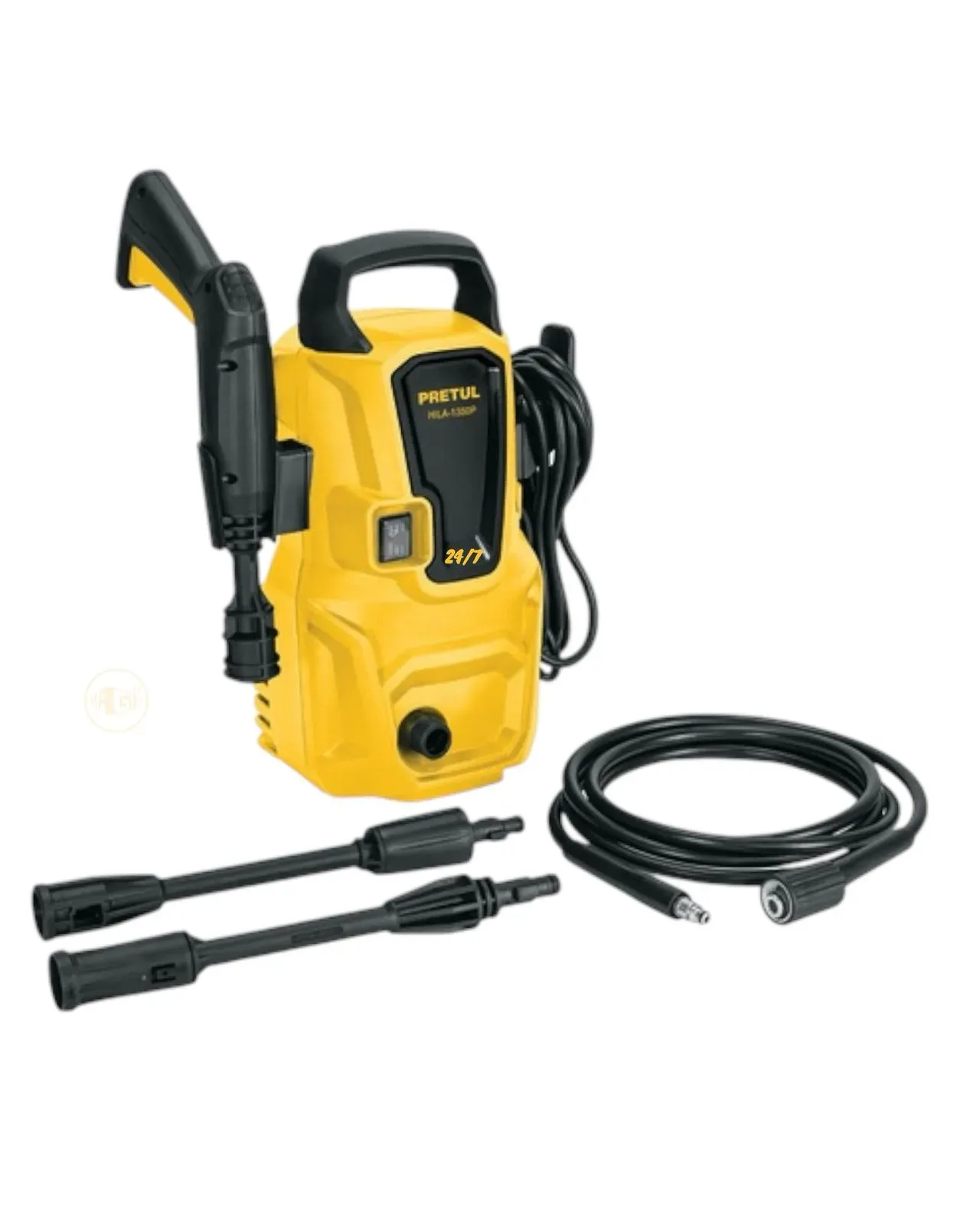 Hidrolavadora Eléctrica PRETUL 1350PSI / 1200W 8 Accesorios