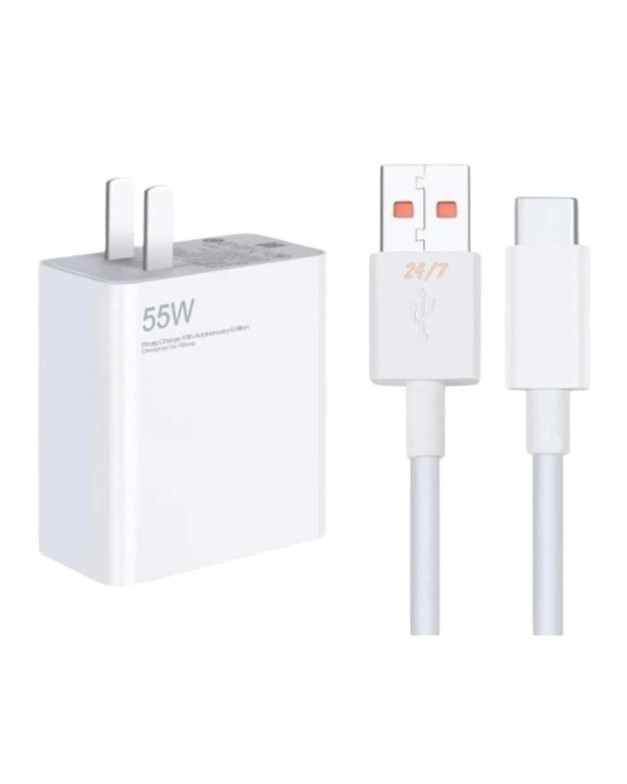 Cargador Carga Rápida Xiaomi 55W Type C