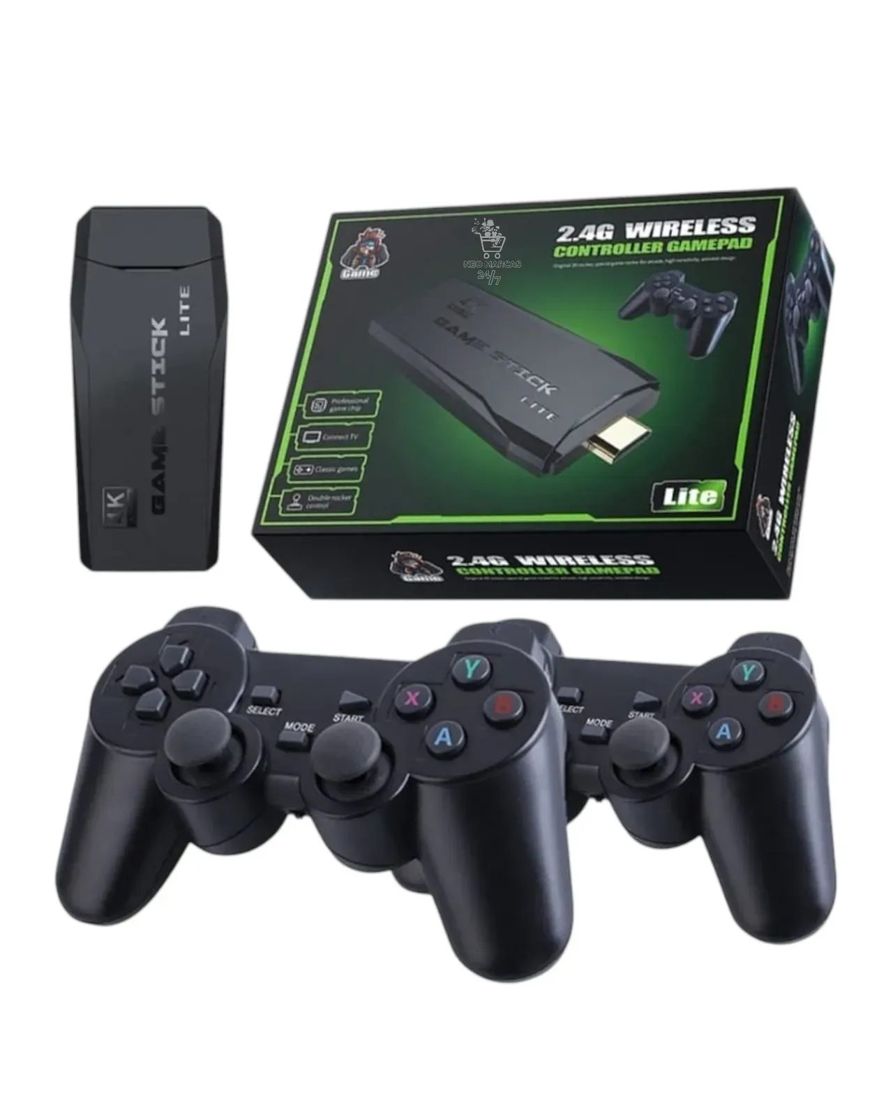 Consola De Video Juego Inalambrica HDMI 4K Game Stick Lite 