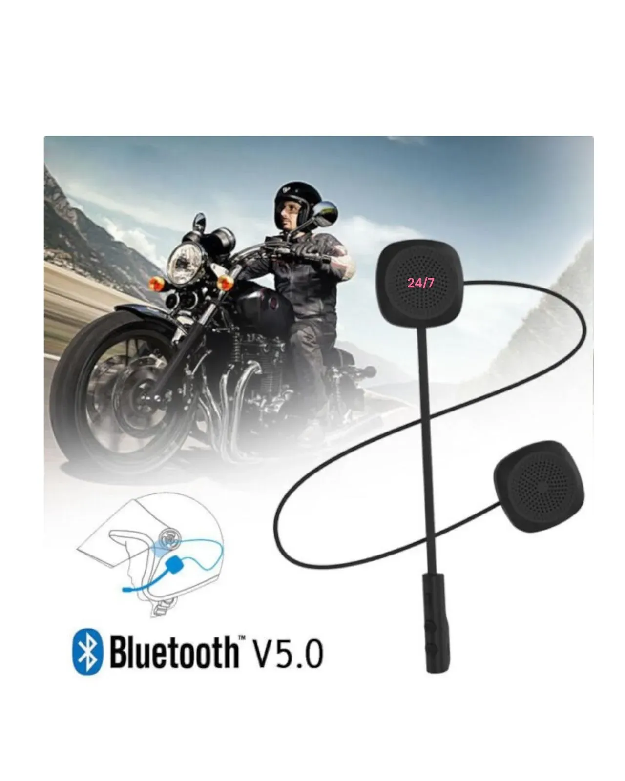 Intercomunicadores Auriculares Manos Libres Para Casco Moto Bluetooth