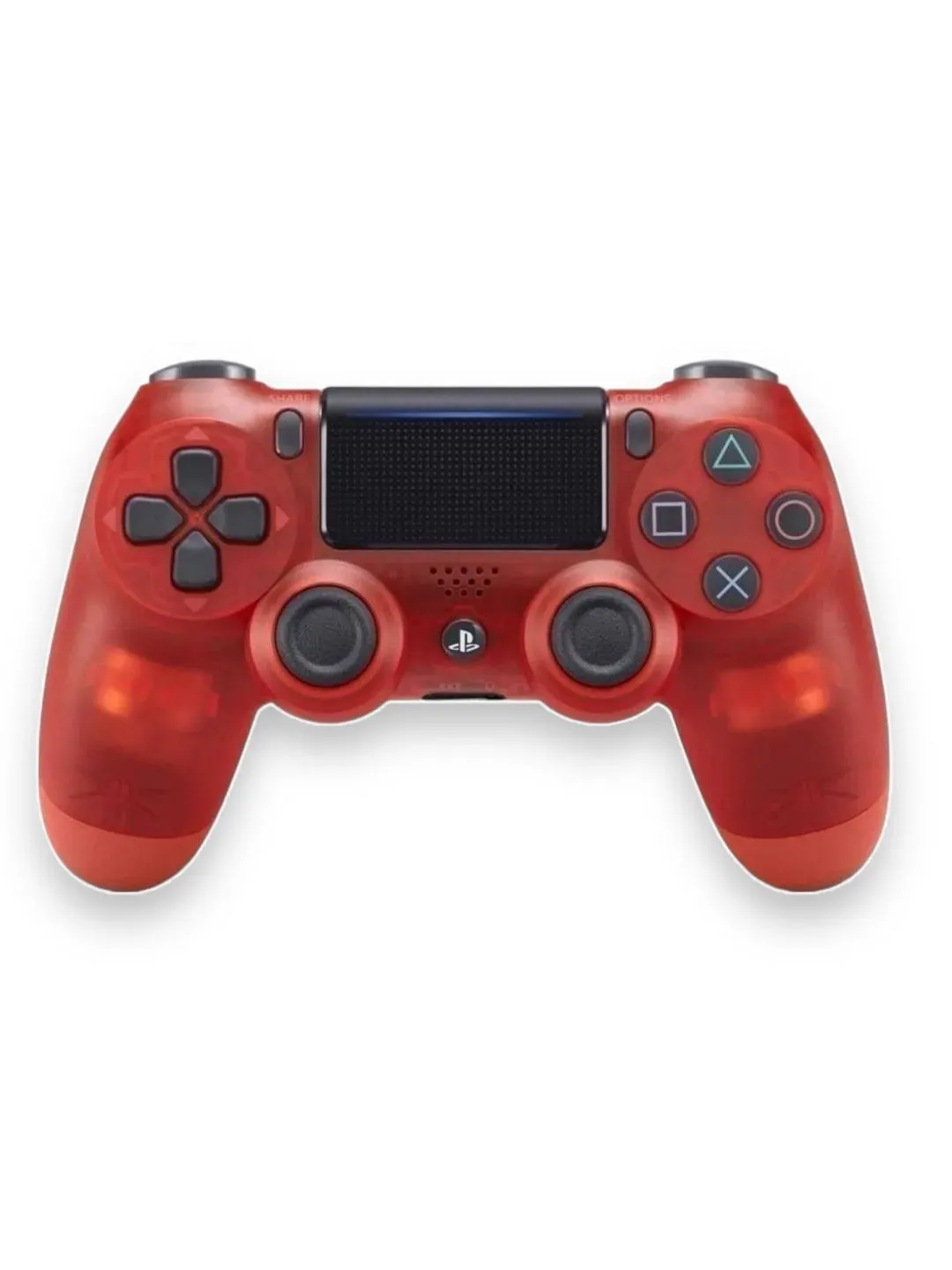 Control PS4 Play Station 4 Dualshock 4 Rojo Red Crystal Generic