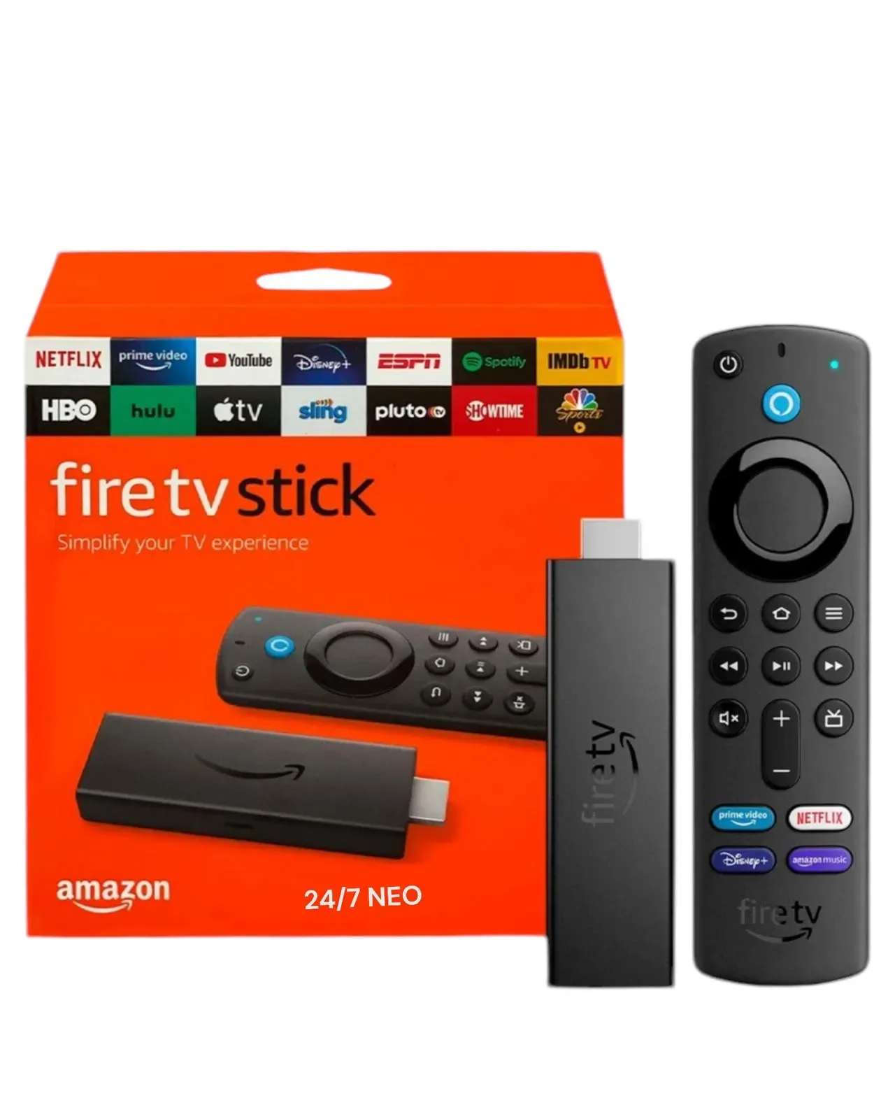 Amazon Fire Tv Stick 3ra Generación Original Con Comandos De Voz