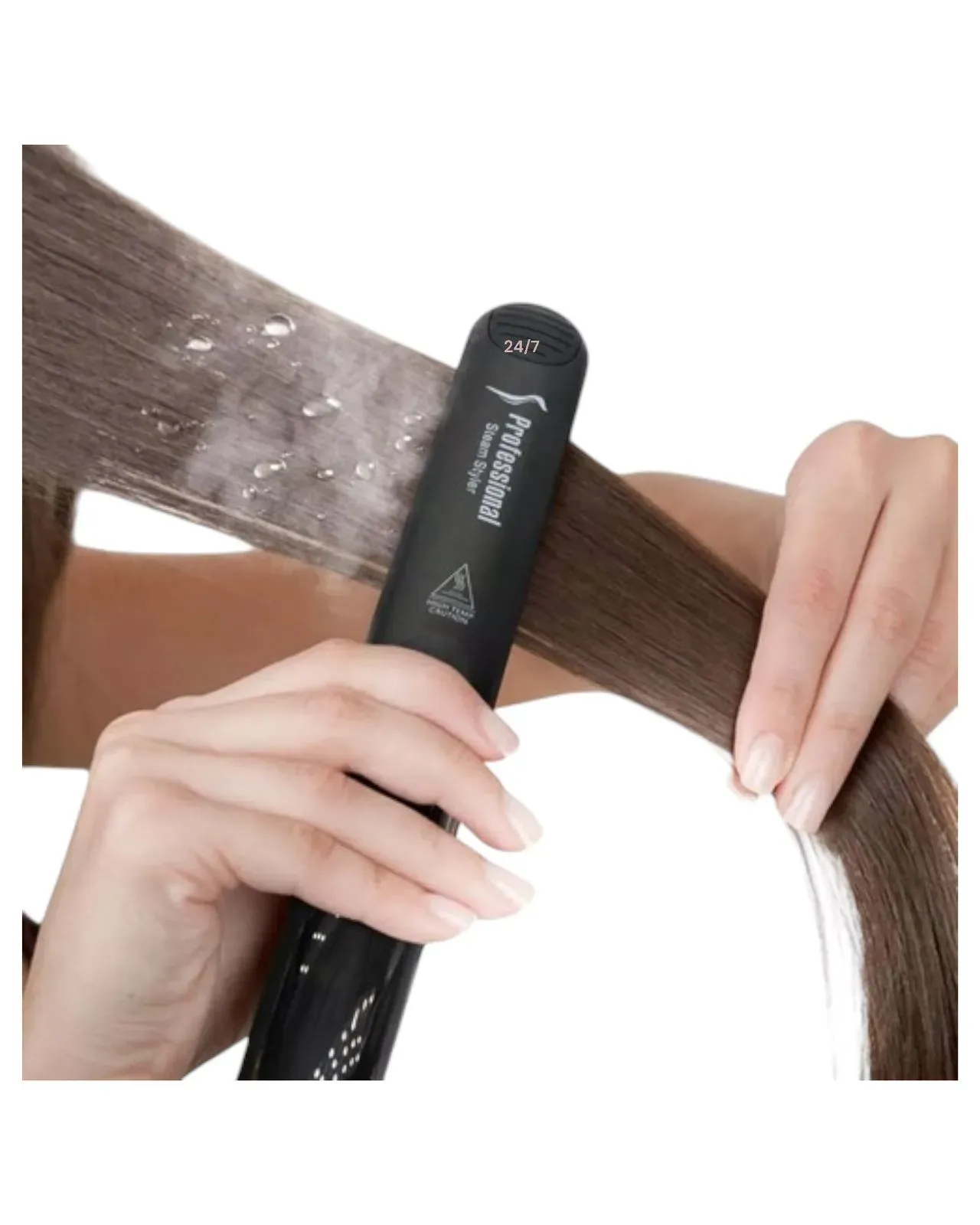 Plancha Para Cabello A Vapor Profesional Healthy & Silky 