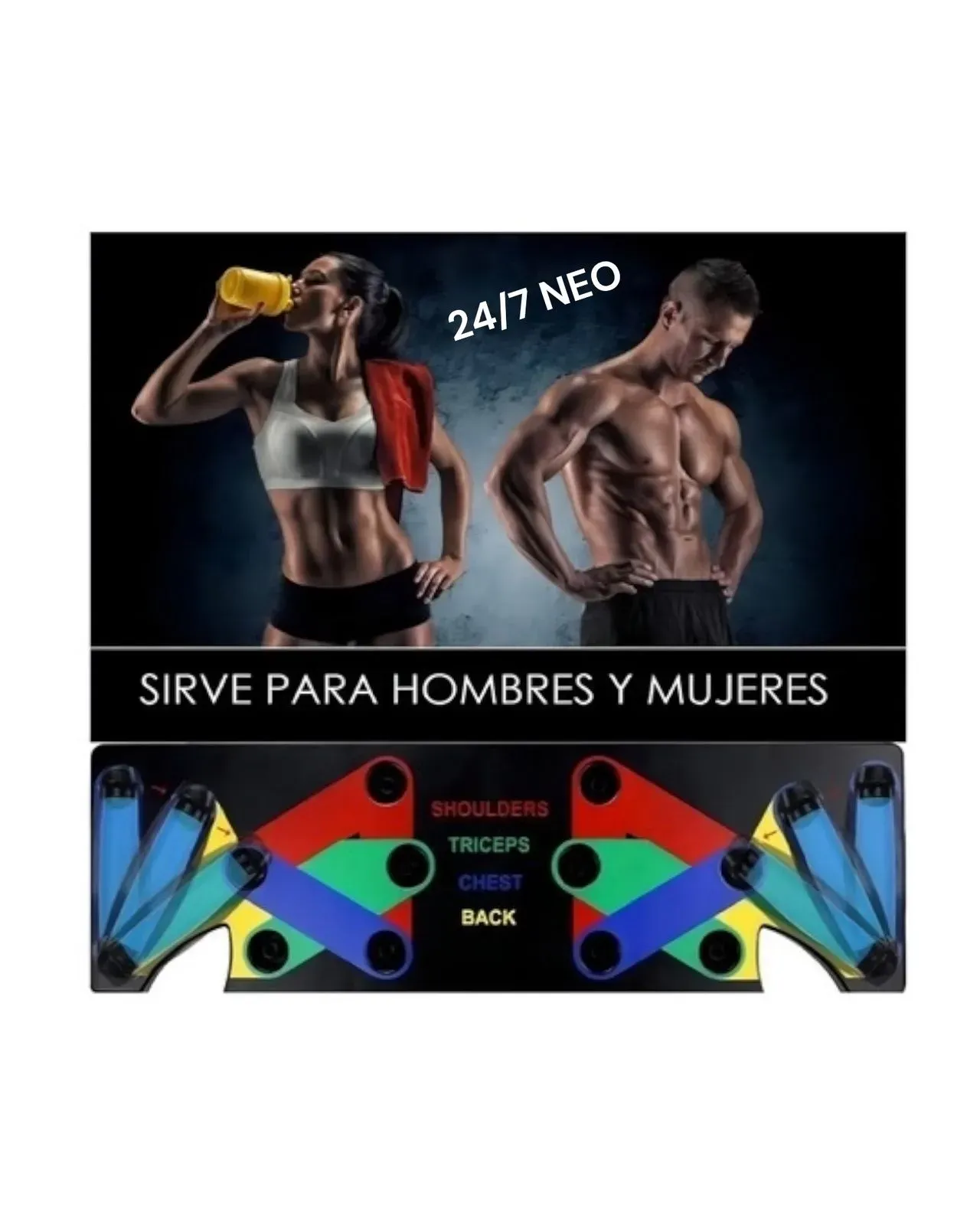 Tabla Push Up Sistema Completo De Flexiones