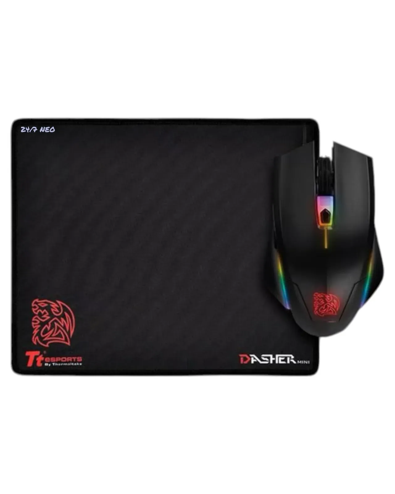 Mouse Gamer Thermaltake Talon Elite Gaming Rgb + Pad Mouse