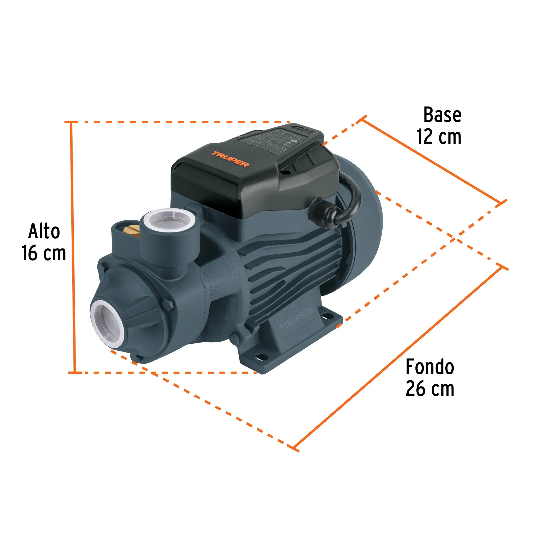 Motobomba Bomba De Agua Periférica Eléctrica 1/2 Hp Truper