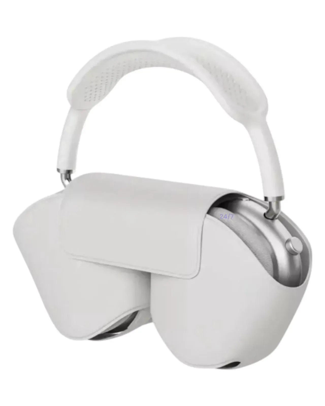 Diadema Audífonos Buetooth Airpods Max Con Estuche Blanca