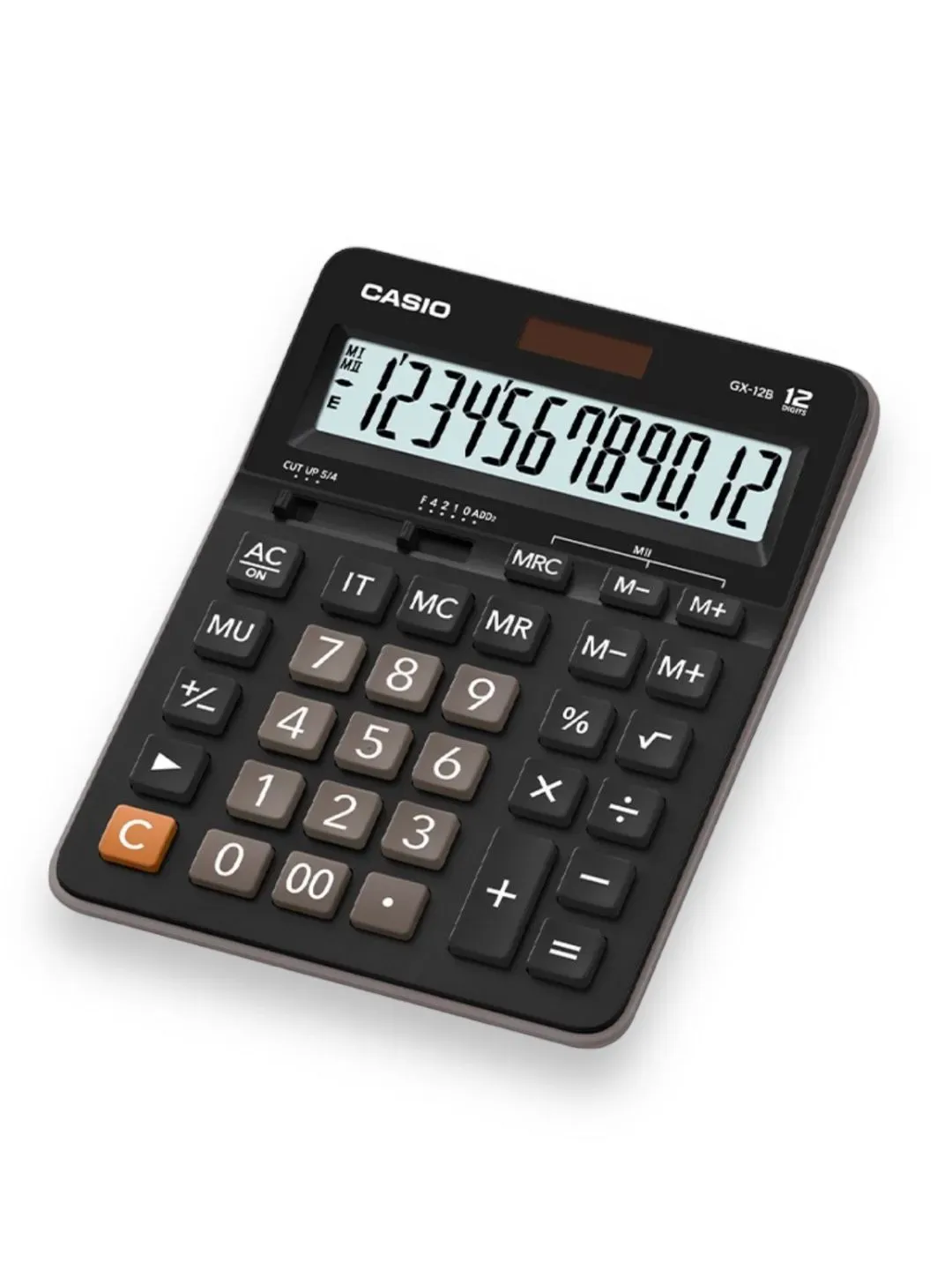 Calculadora De Escritorio Casio Gx-12b 12 Dígitos /3Gmarket Color Negro