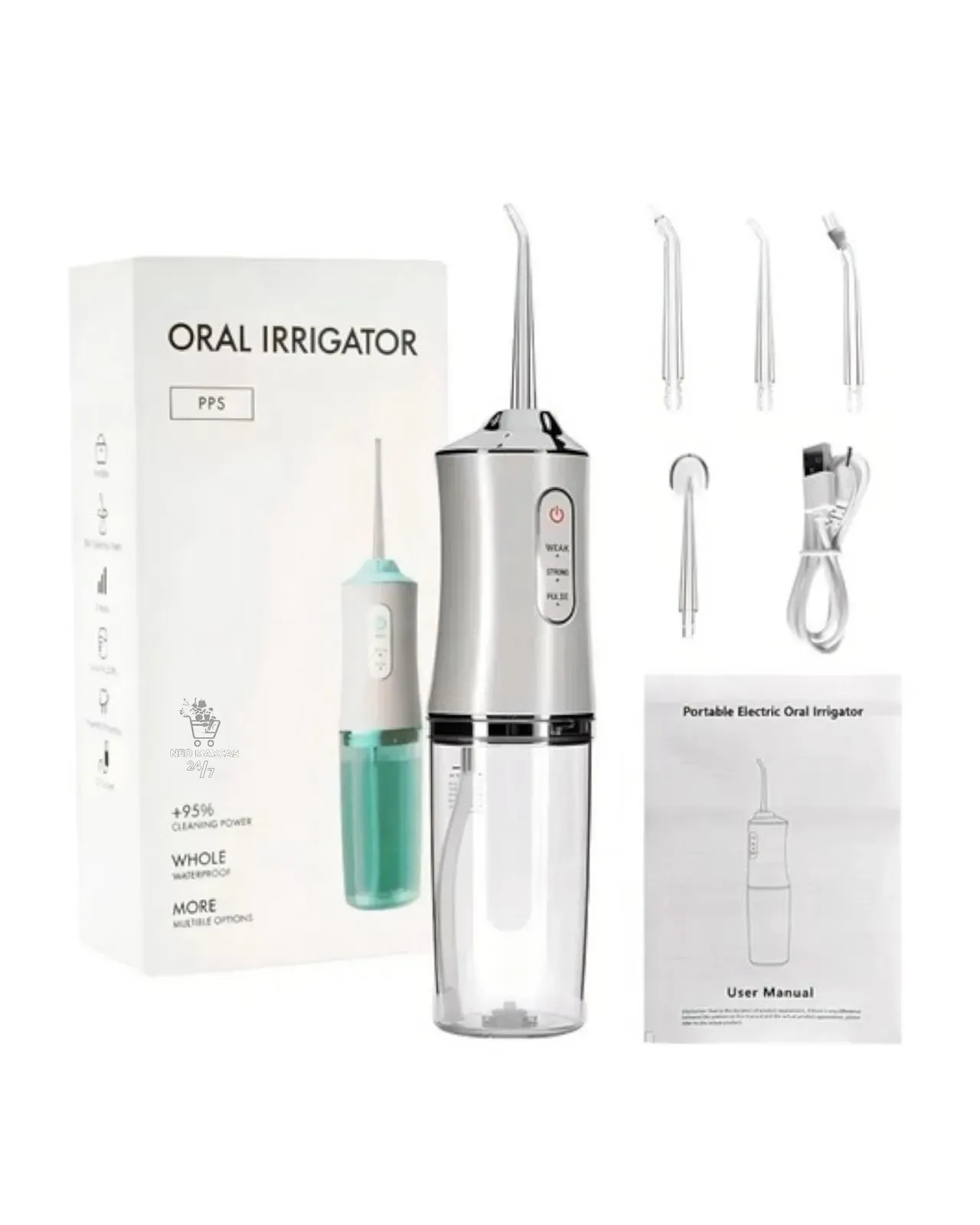 Irrigador Oral Portátil Con Chorro De agua Para Limpieza De Higiene Bucal