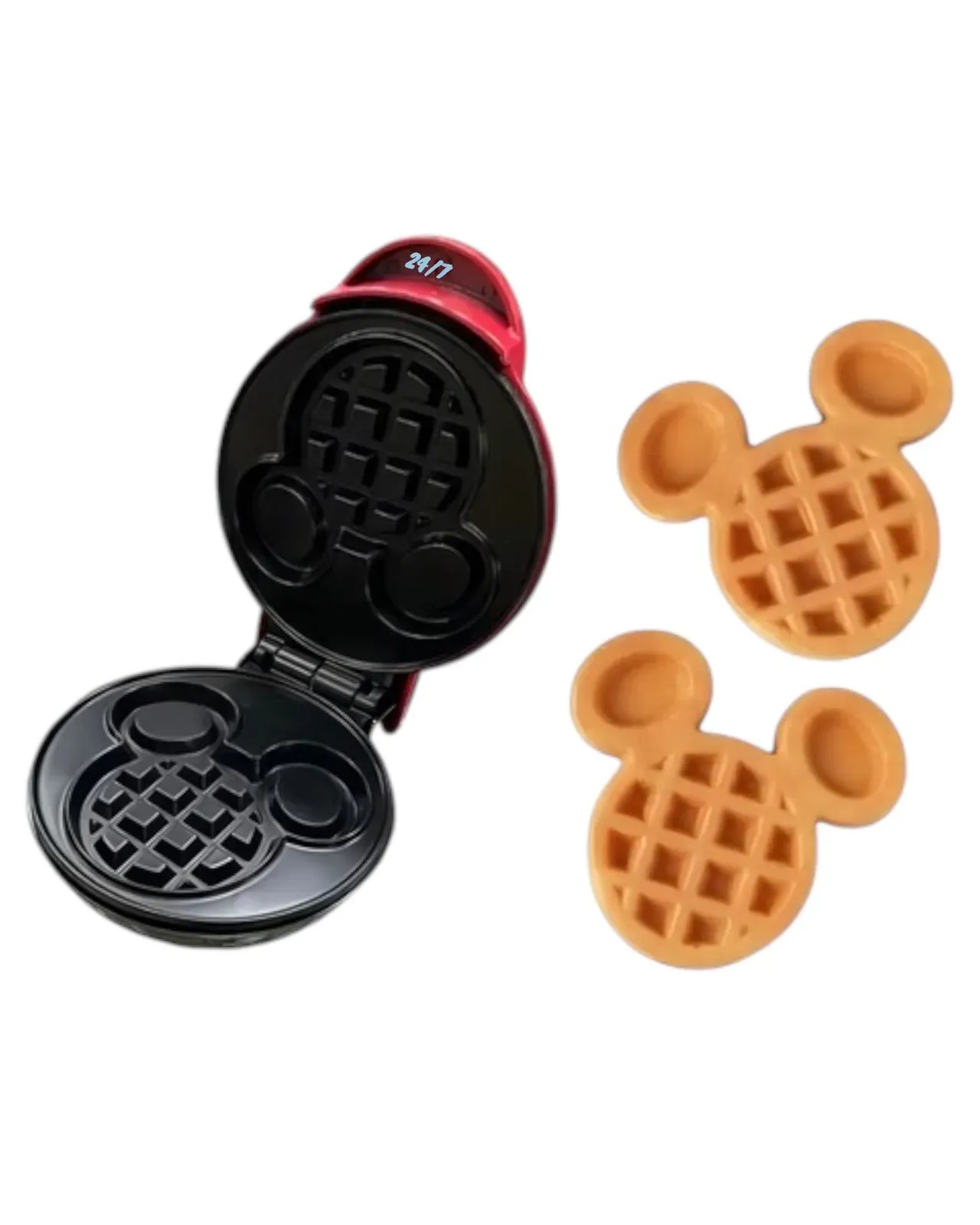 Mini Waflera Electrica Antiadherente Mickey Mouse Wafles Infantiles