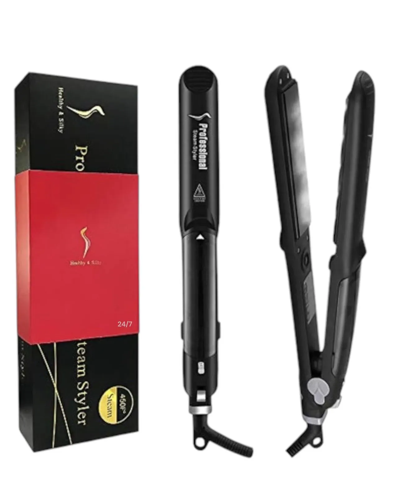 Plancha Para Cabello A Vapor Profesional Healthy & Silky 