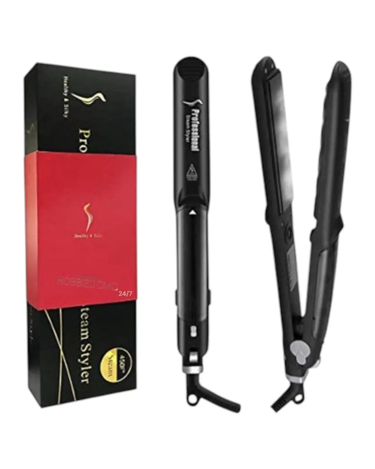 Plancha Para Cabello A Vapor Profesional Healthy & Silky 