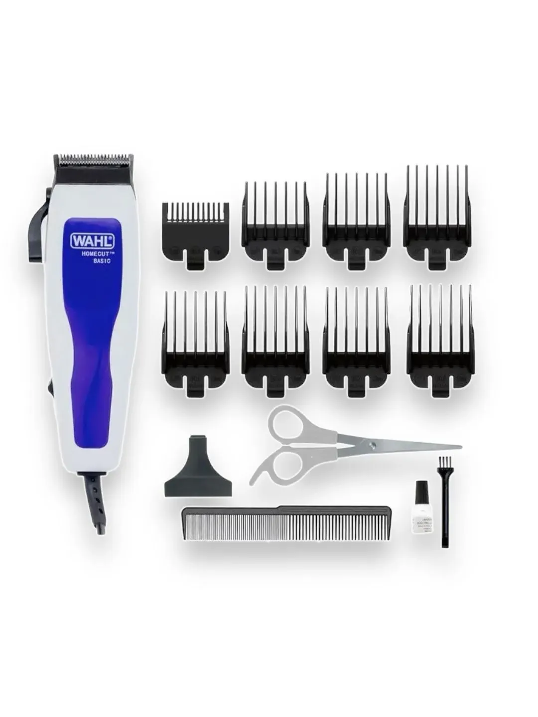 Maquina Corte Cabello Combo Barbero Wahl Home Cut Basic 14 Piezas 