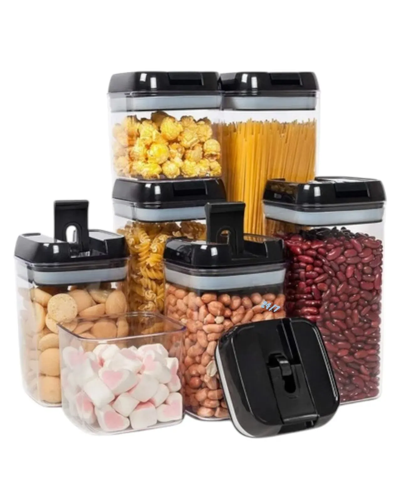 Set Organizador De Granos Para Cocina 7 Piezas