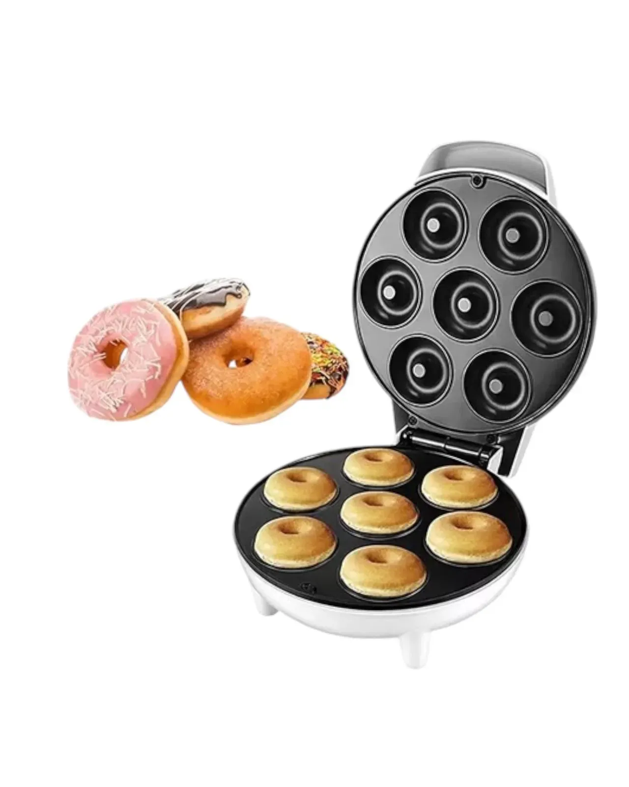 Maquina Mini Donas X7 Antiadherente Reposteria 