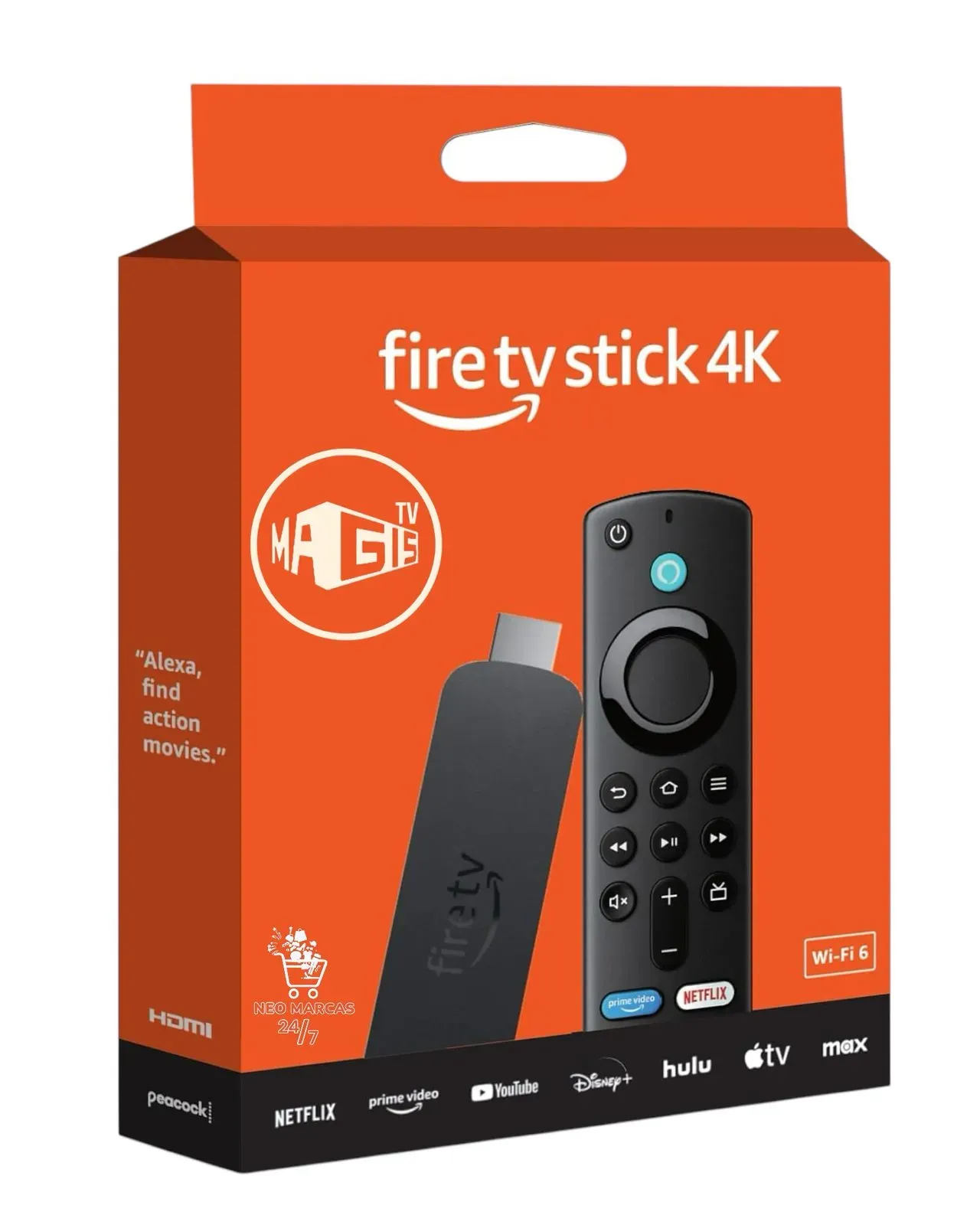 Amazon Fire Stick Tv 4K Con Magis Tv