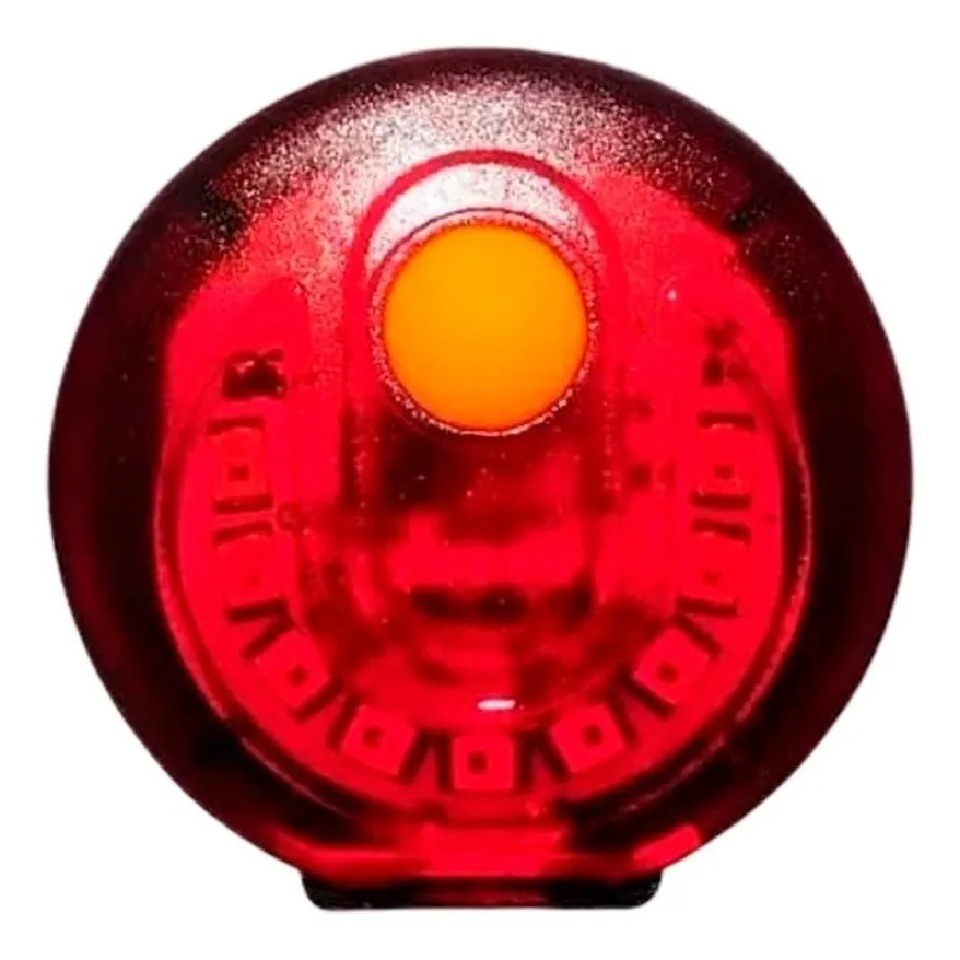 Luz Led Roja Circular Stop 5 Modos Recargable Baisk Xfl-107#