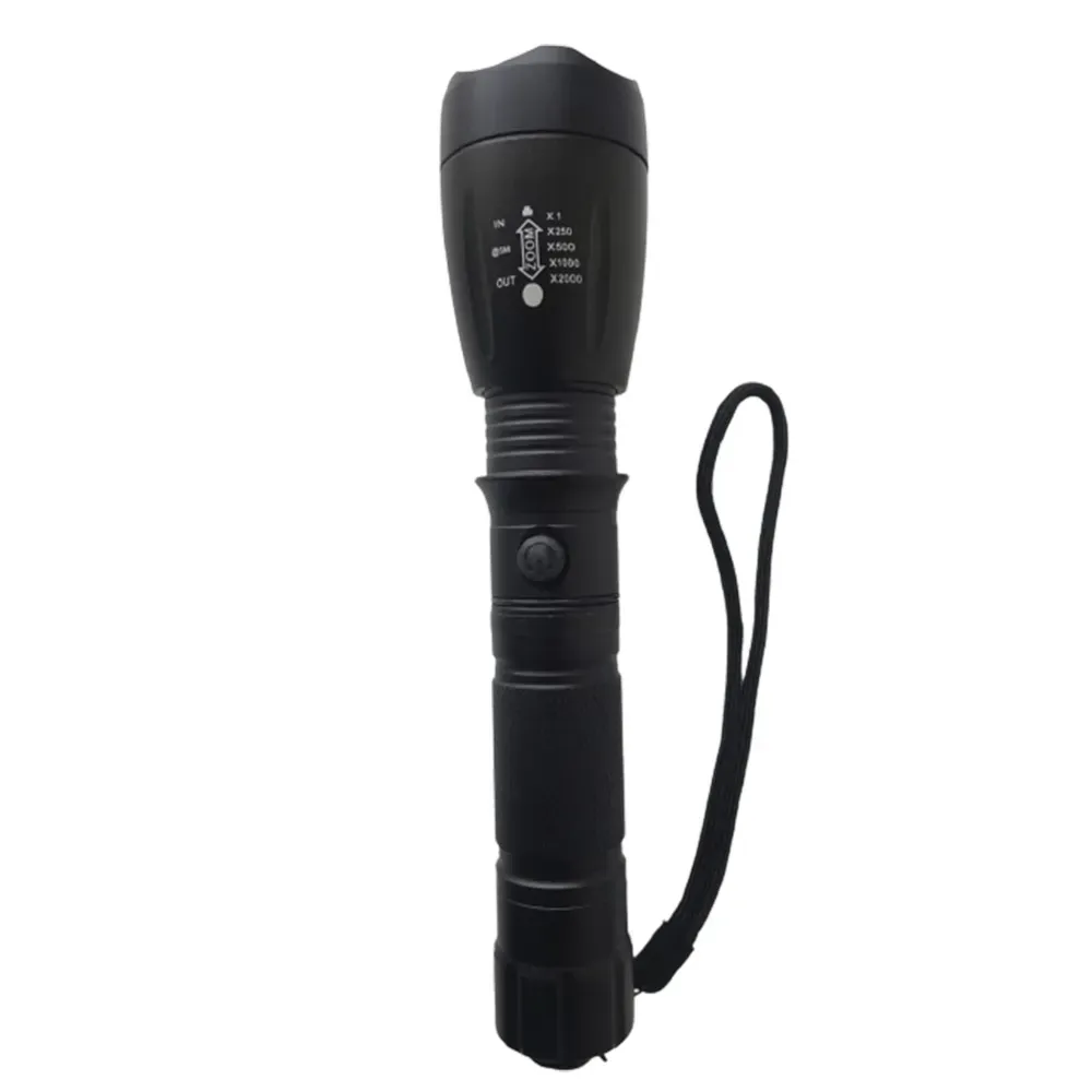 Linterna Recargable Power Style 261 con Zoom y 5 Modos LED