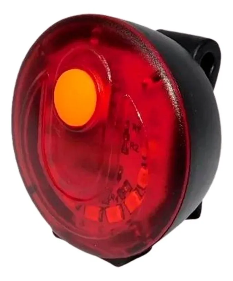 Luz Led Roja Circular Stop 5 Modos Recargable Baisk Xfl-107#