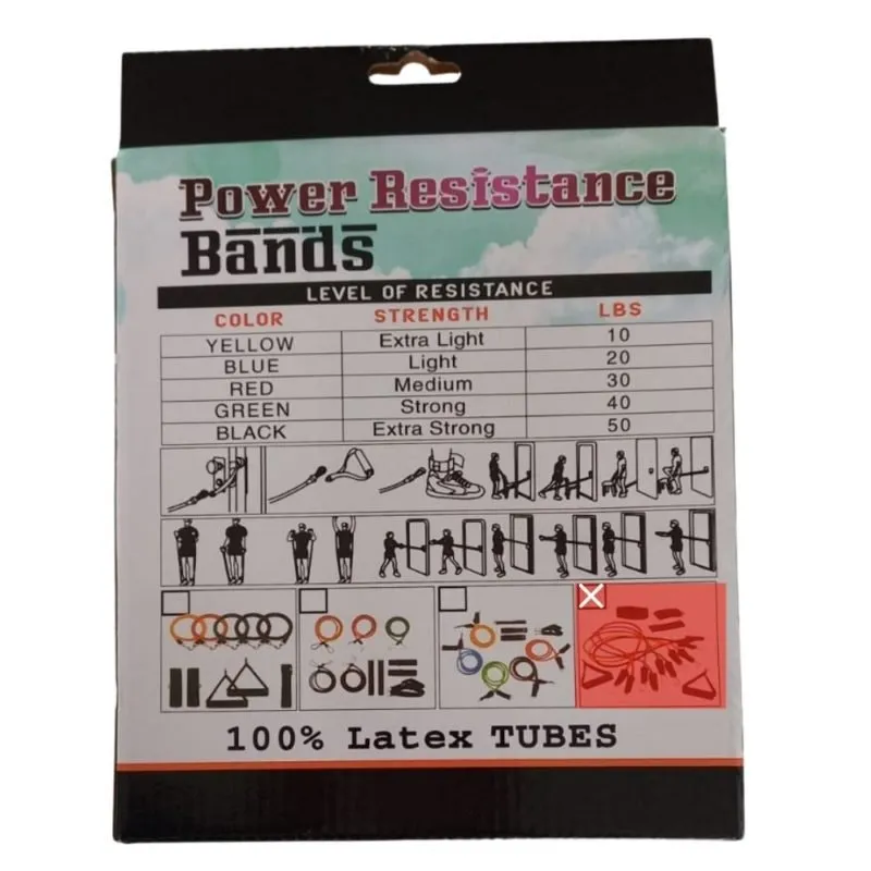 Bandas De Resistencia Elasticas Para Hacer Ejercicio LT-011