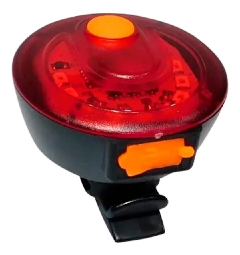 Luz Led Roja Circular Stop 5 Modos Recargable Baisk Xfl-107#