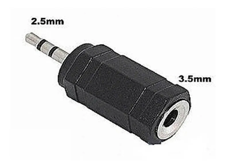 Adaptador 2.5mm Macho A 3.5mm Hem Mp3 Audifono Mpe Celular