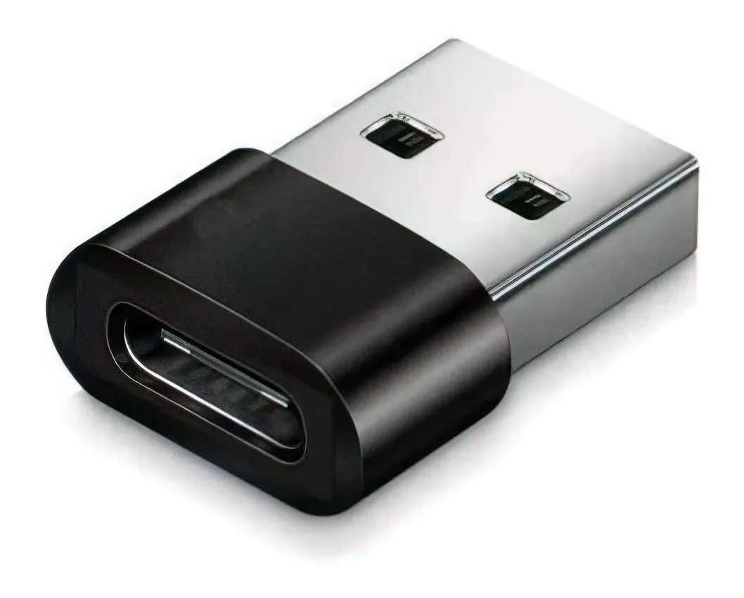 Adaptador Convertidor Tipo C Plano Hembra A Usb Macho Otg (6205)