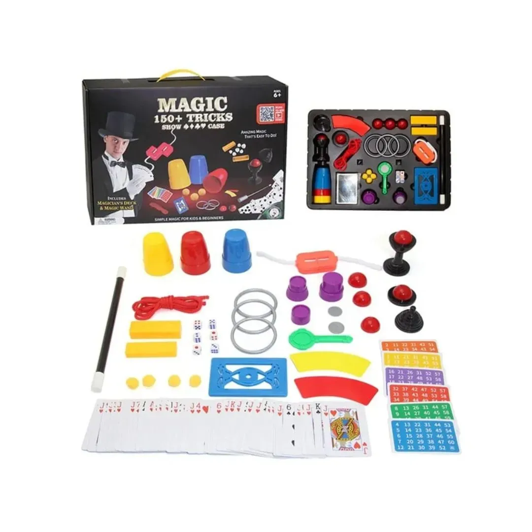 Set de Magia Completo para Niños 150 Trucos Increíbles Magic Show