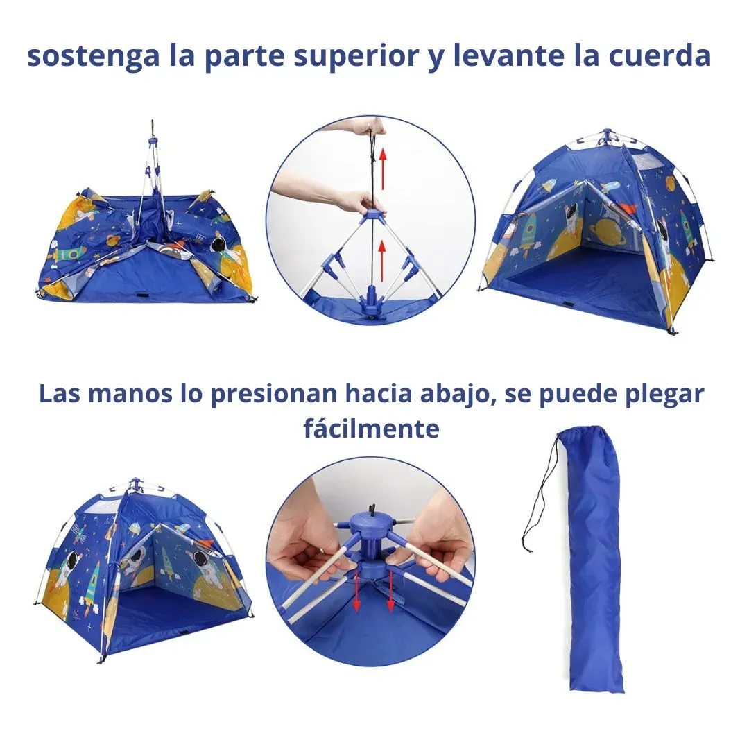 Carpa Juegos Infantil Espacio Privado y Portátil Niños Automática