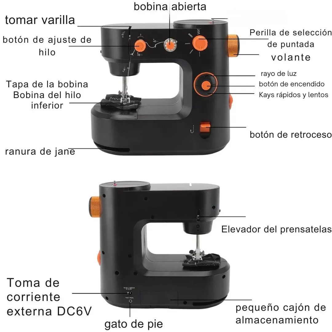 Maquina De Coser 5 Puntadas Uso Profesional