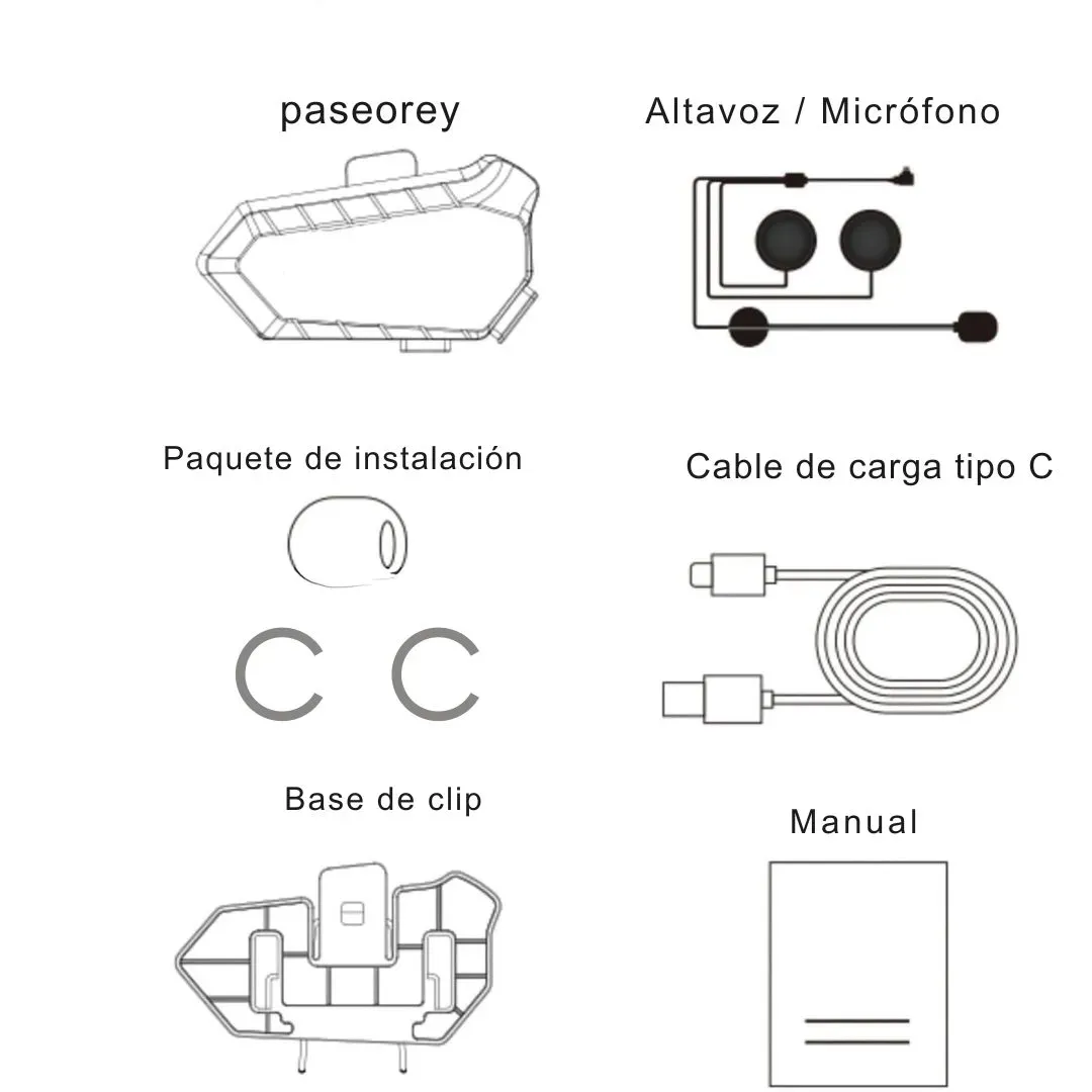 Intercomunicadores Y20 Bluetooth 5.0 Impermeables 800 Metros  