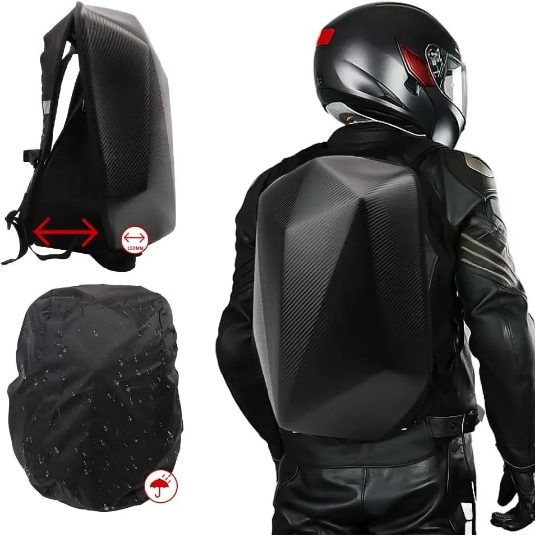 Maleta Rigida Motocicleta Impermeable Universal Unisex