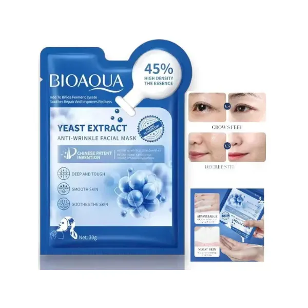 Mascarilla Hidratante Alta Densidad Antiarrugas Bioaqua