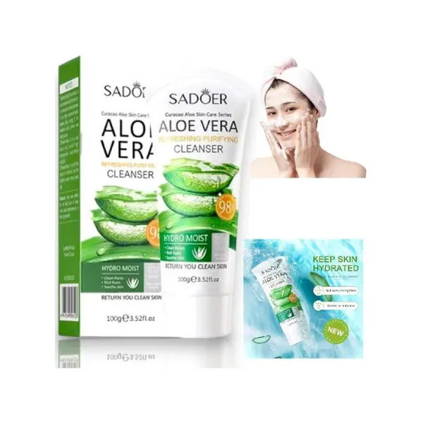 Limpiador Facial Hidratante De Aloe Vera Sadoer