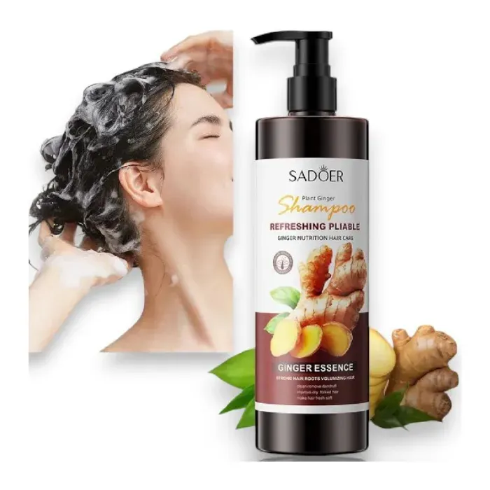 Shampoo Control Caspa y Prevención De Caída De Cabello Ginger 500Ml Sadoer Original