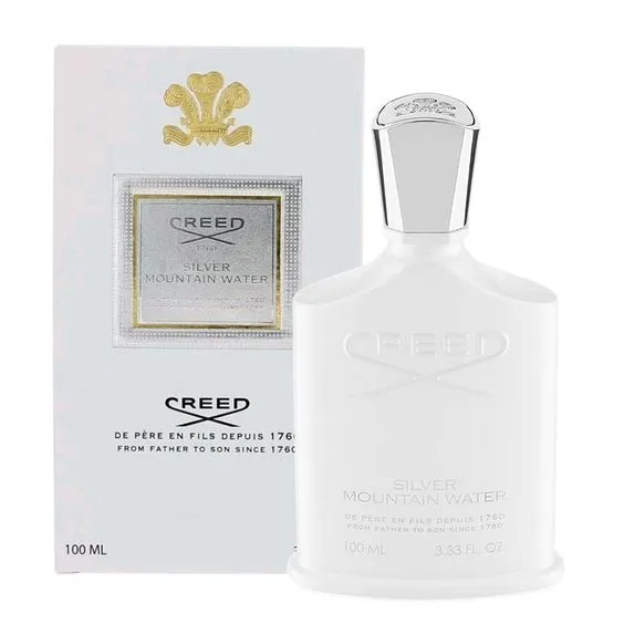 Silver Mountain Water Creed para Hombres y Mujeres Es Calidad 1.1