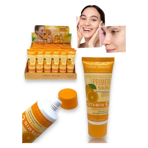 Primer Enriquecido Con Vitamina C Control Grasa, Piel Perfecta Kaliya Beauty Original