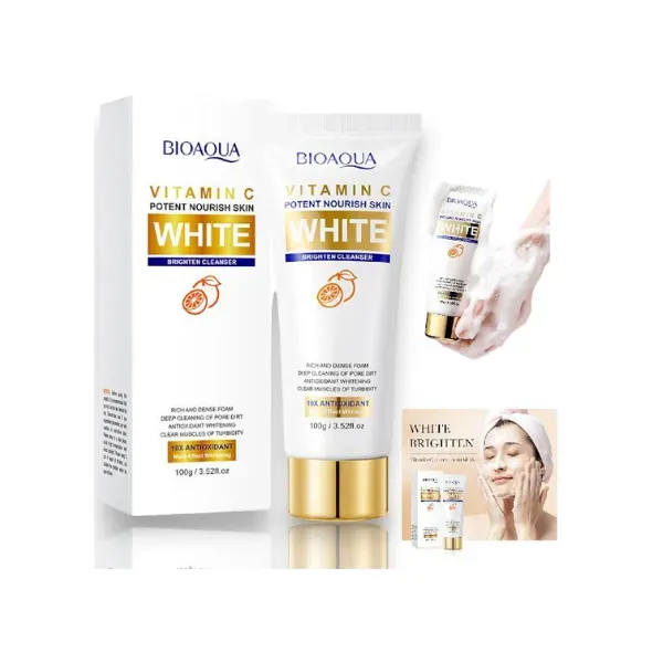 Limpiador Control Aceite De Vitamina C White Bioaqua Original