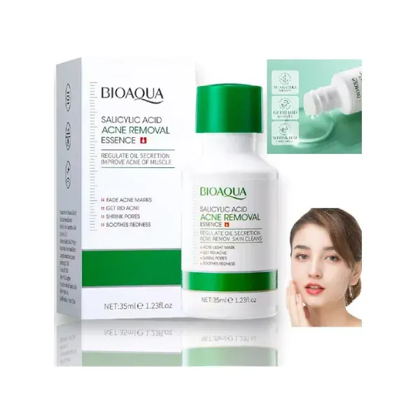 Sérum Facial Con Ácido Salicilico Para Eliminar El Acné 35Ml Bioaqua