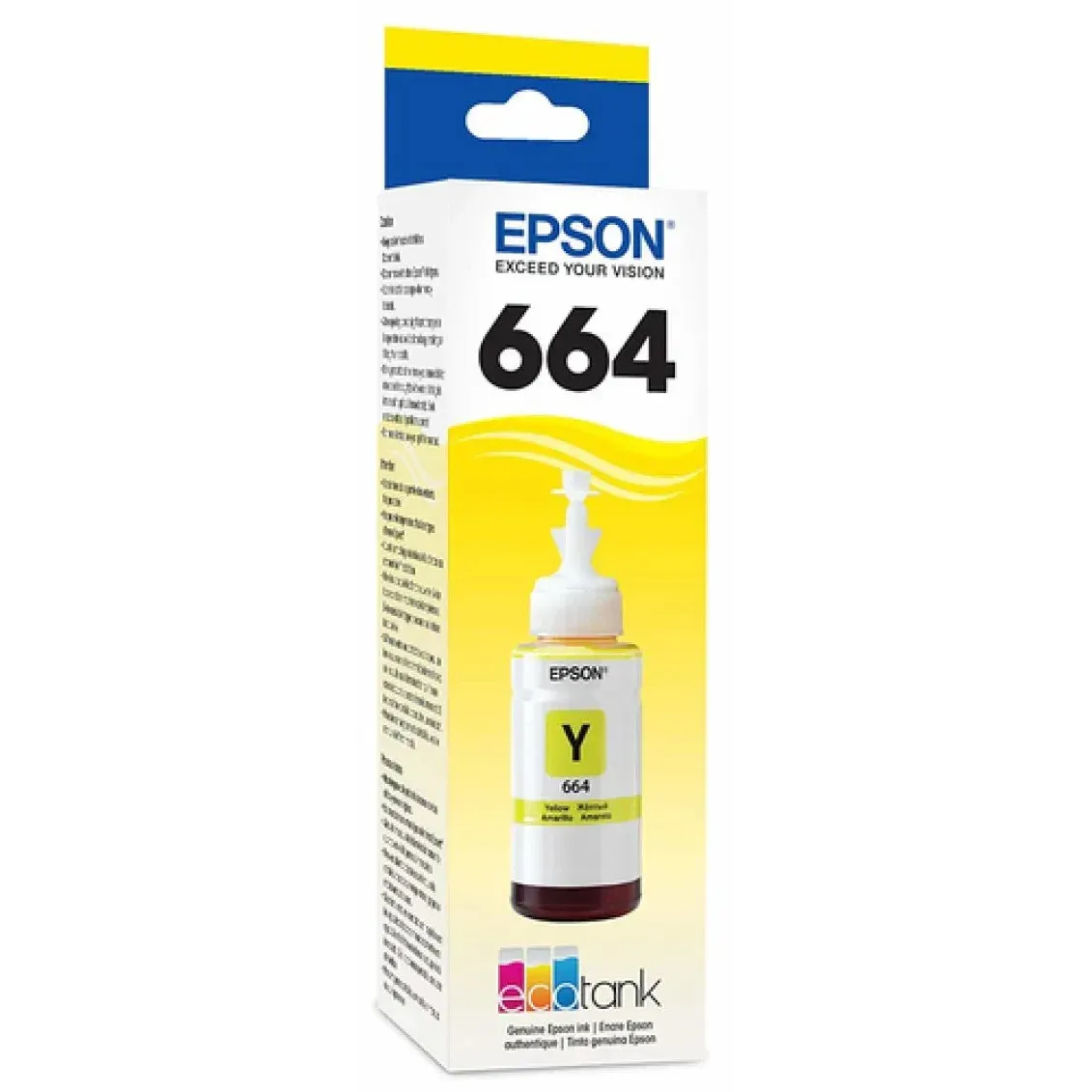 Bote de Tinta 664 Epson Original Amarillo