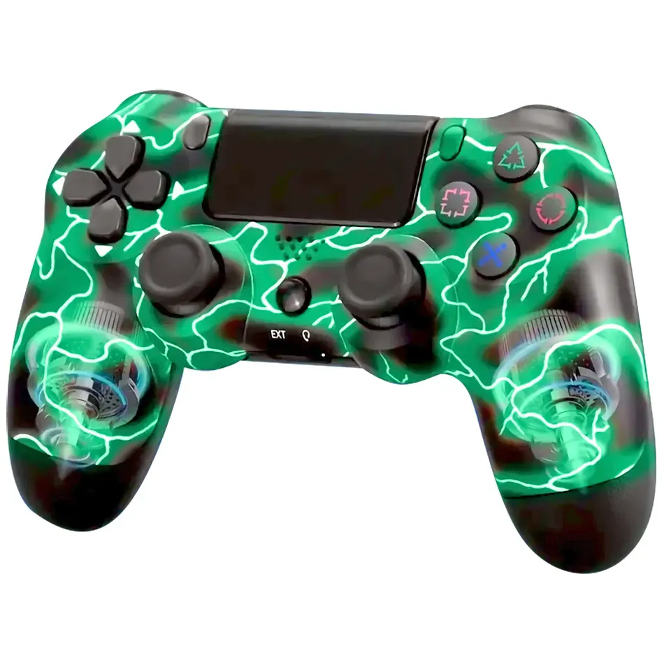 Control AAA para PS4 con DualShock 4 J&R Verde Eléctrico