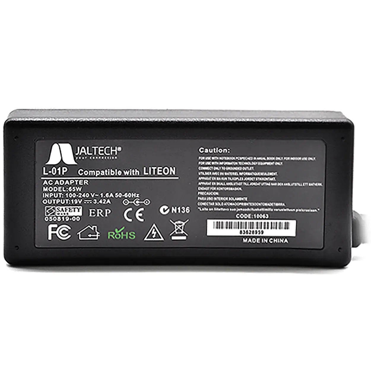 Cargador para Acer 19V 3,42A 65w punta 4,5*1,7mm Amarilla