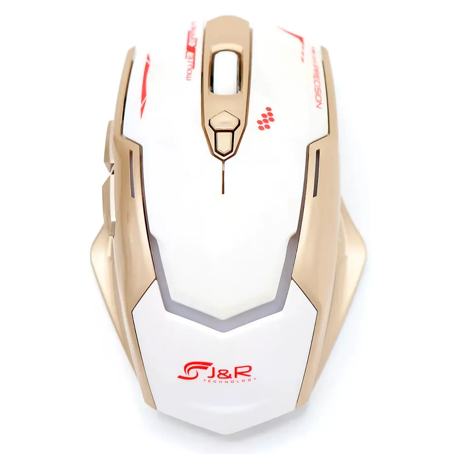 Mouse Gamer J&R MGJR-035 Blanco