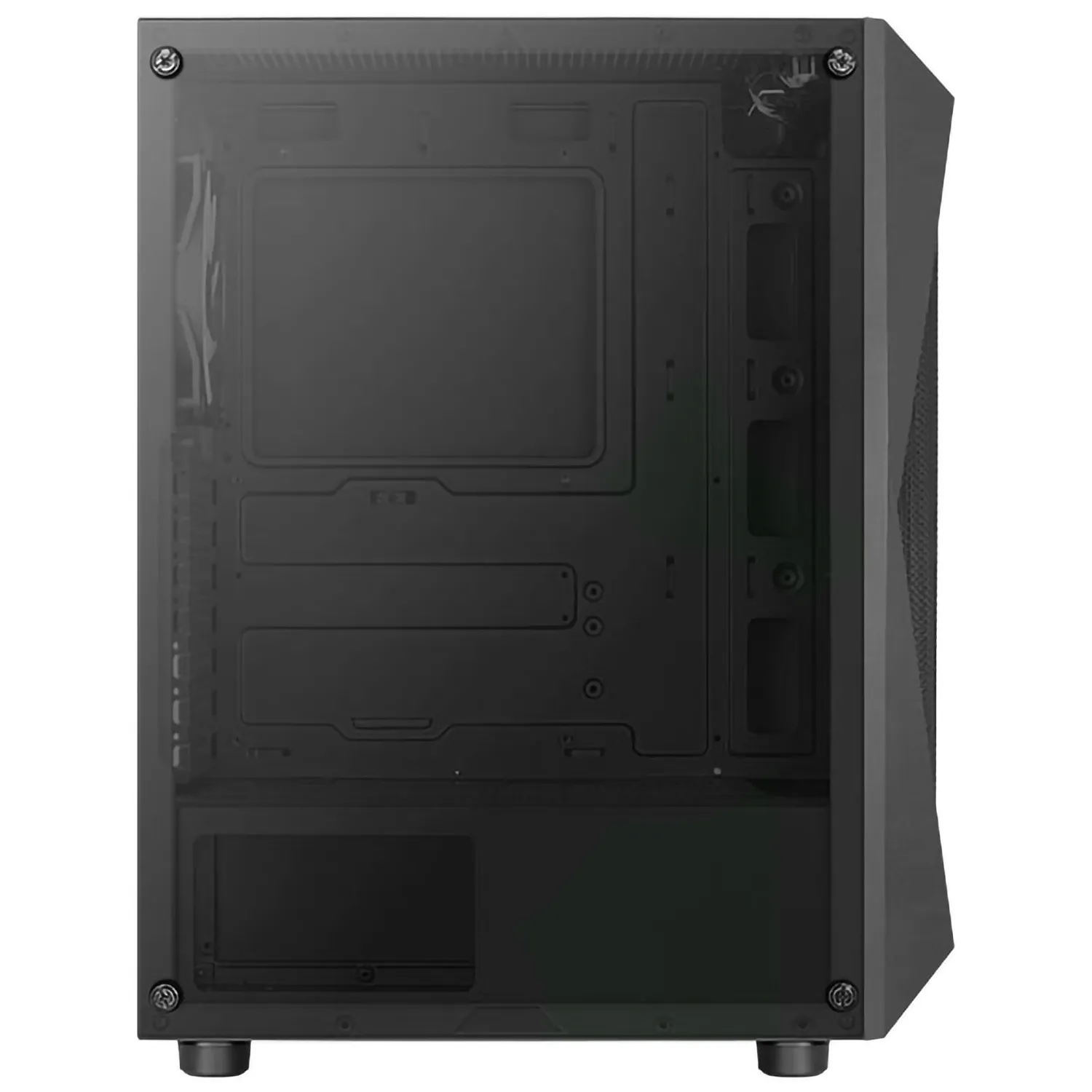 Chasis Gamer ATX Gabinete Aerocool Falcon + 4 Fans RGB 120mm