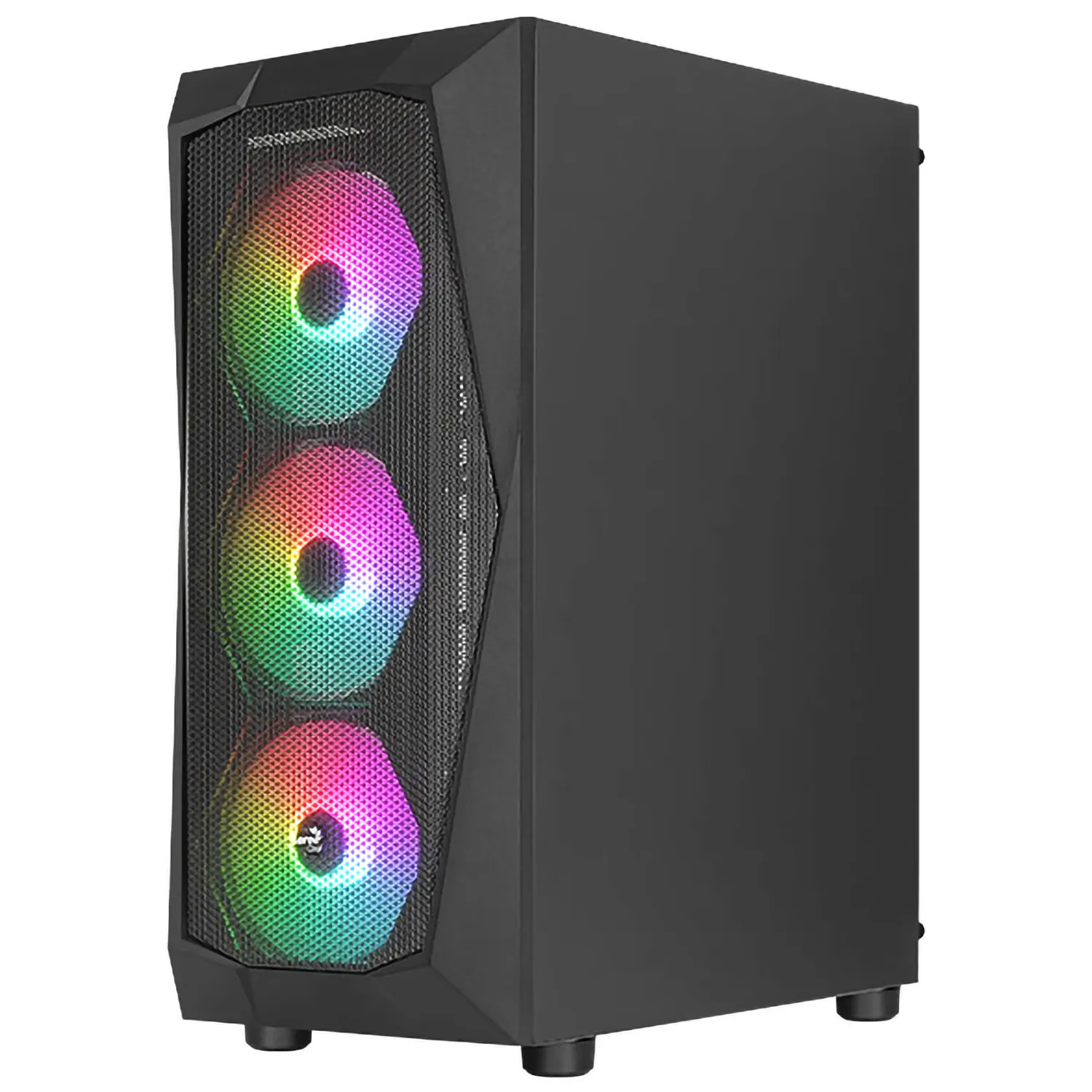 Chasis Gamer ATX Gabinete Aerocool Falcon + 4 Fans RGB 120mm