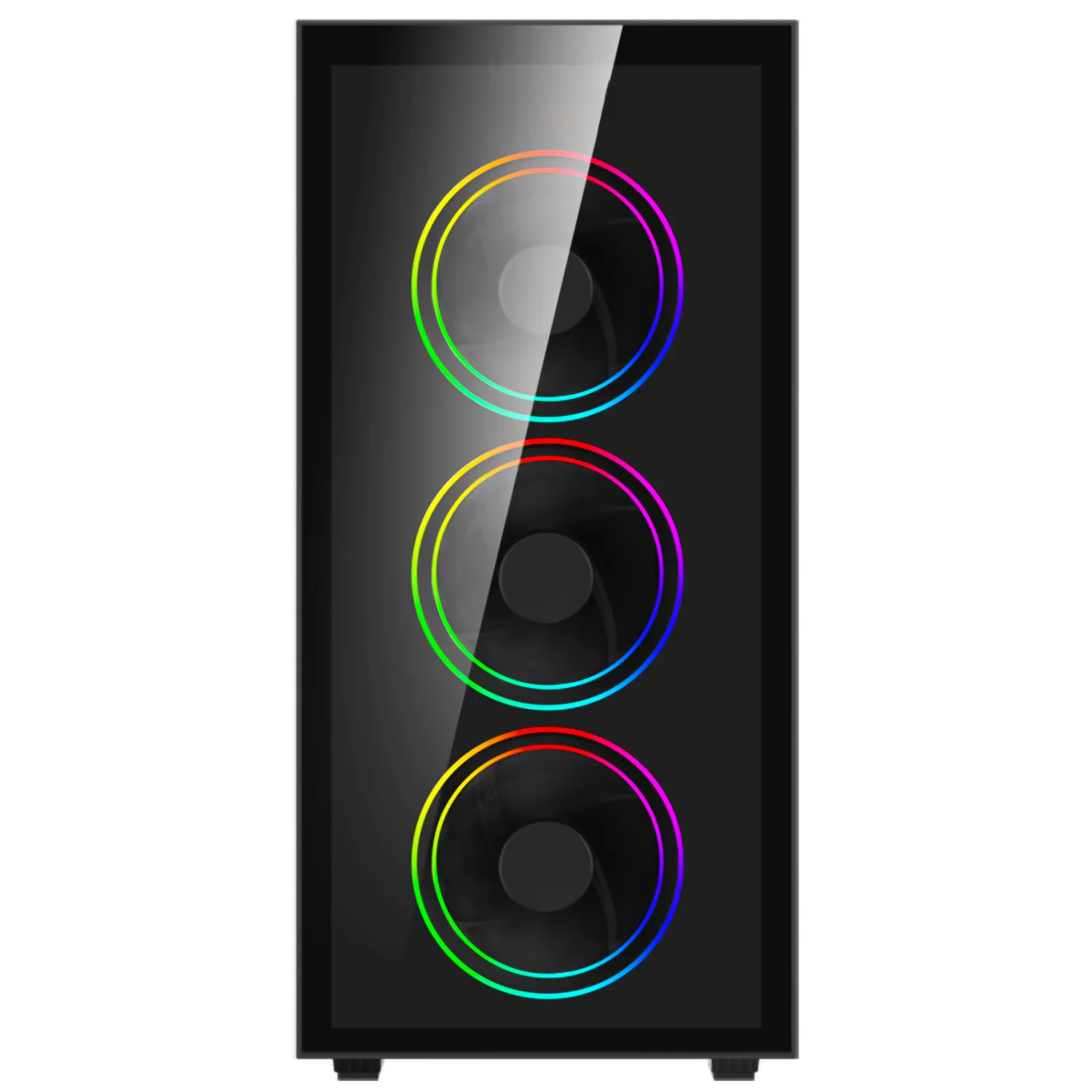 Chasis Gamer RGB ATX Wattana Obruks + 4 Fans RGB