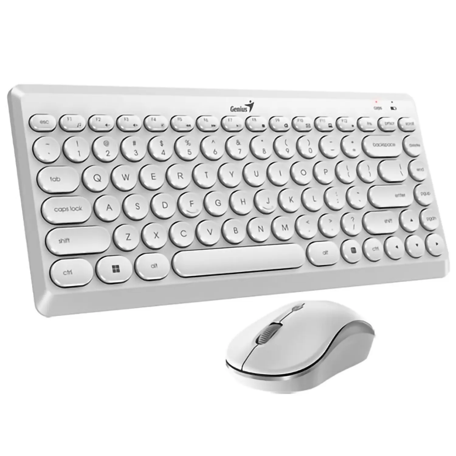 Combo Teclado y Mouse Inalámbrico Genius Q8000 Blanco